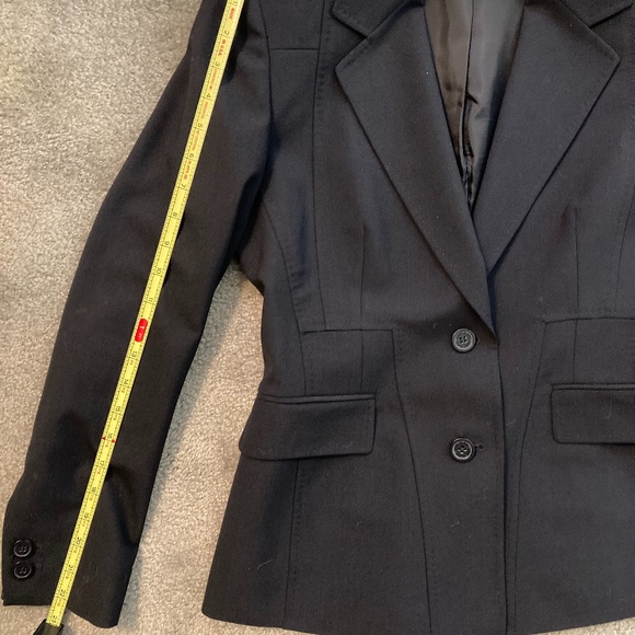 Anne Klein Jacket Blazer, Navy, S 4P - Picture 10 of 12
